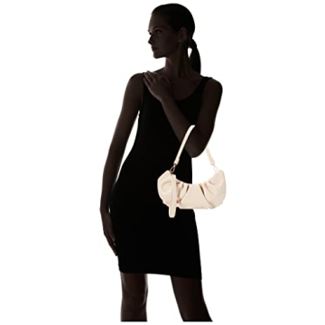 The Drop Women's Ulla Ruched Convertible Clutch, Bone, One Size