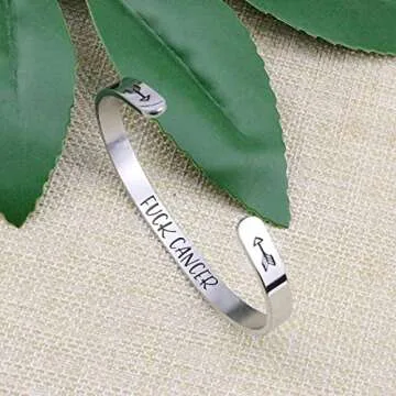 Joycuff Breast Cancer Survivor Bracelet - Empowerment Jewelry