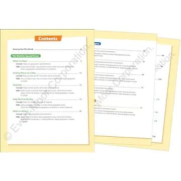 Evan-Moor Skill Sharpeners: Geography, Grade 1 Activity Book - Supplemental At-Home Resource Geograp...