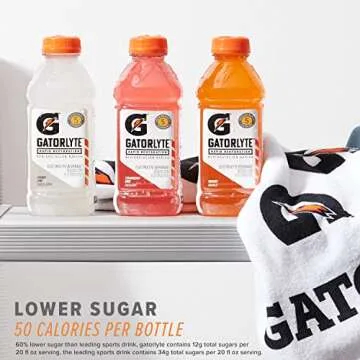 Gatorlyte Electrolyte Beverage, 3 Flavor Variety Pack