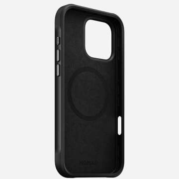 NOMAD iPhone 16 Pro Max Rugged Case - Black - iPhone 16 Pro Max Case with Magsafe Charging, Phone Case iPhone 16 Pro Max, iPhone 16 Pro Max Case Rugged - iPhone 16 Pro Max Tactical Case