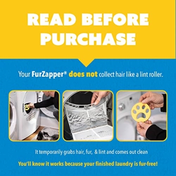 FurZapper Pet Hair Remover Reusable Eco-Friendly 2 Pack