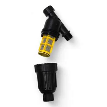 One Stop Outdoor 3/4" Drip Irrigation/Hydroponics Y Filter with 155 Mesh Screen - 3/4" FHT X 3/4" MHT Hose Thread Connections (3/4" Filter)