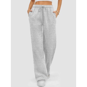 ATHMILE Women’s Fleece Lined Sweatpants for Winter Style