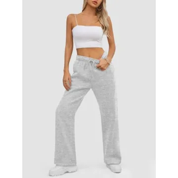 ATHMILE Women’s Fleece Lined Sweatpants for Winter Style