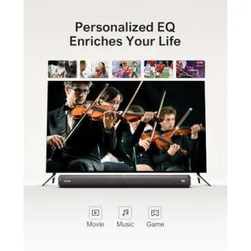 ULTIMEA 2.2ch Sound Bar with Bluetooth and Detachable Design