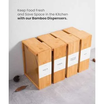 APT 1101 Food Dispenser 2L | Kitchen Organizers and Storage | Food Containers & Cereal Dispenser for Airtight Pantry Organization And Storage Container | Cereal, Rice, Flour, Snack (Set of 1)