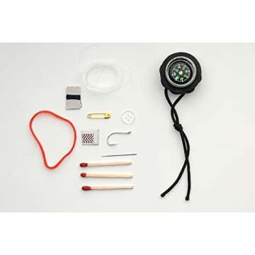 SZCO 14” Black Steel Sawback Knife with Compass, Outdoor Machete with Stainless Steel Blade, Leather Sheath, and Survival Gear for Camping, Hiking, Hunting, and Bushcraft