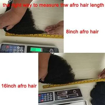 SAGA QUEEN Afro Kinky Curly Clip In Extensions 120g
