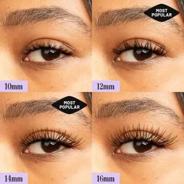 Lilac St Feather Natural Faux Lash Clusters - 10mm Beauty