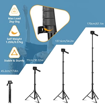 UBeesize Extendable Phone Tripod for Stunning Photography