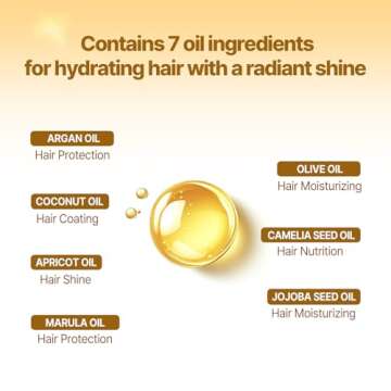 Mise En Scene Perfect Serum Original Bigger Size - Hair Oil for Frizzy & Dry, Hydration and Nutrition HairEssence for Damage Care, Floral Fragrance, Korean HairCare Product, 3.71 Fl Oz.