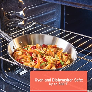 T-fal Gourmet Stainless Steel Cookware Set 11 Piece Induction Safe