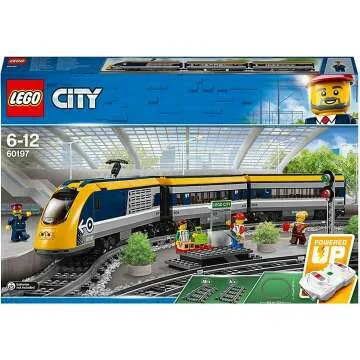 City Passenger RC Train Toy with Track Set for Kids