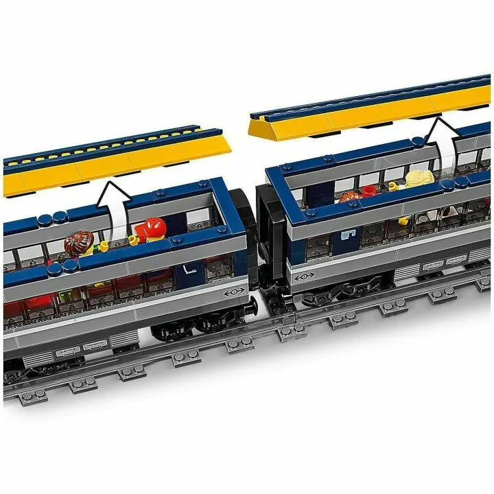 City Passenger RC Train Toy with Track Set for Kids