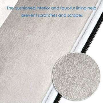 CCPK 13" PU Leather Laptop Sleeve for MacBook & Chromebooks