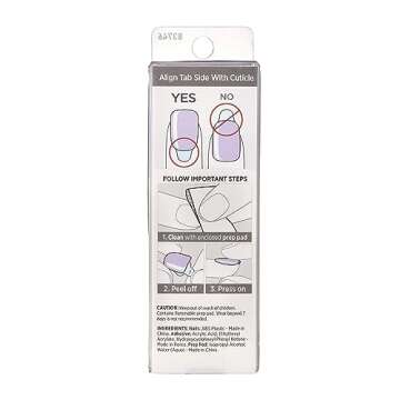 KISS imPRESS No Glue Press On Nails - Violet Short Length