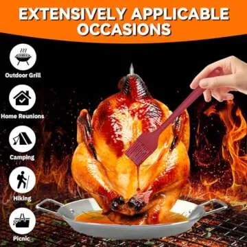 Ultimate Vertical Skewer-Al Pastor Stand – Stainless Steel Grilling Tool with Tongs & Accessories