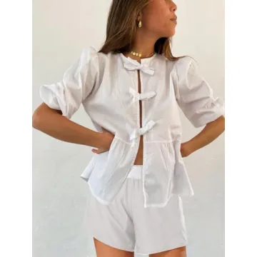 Chic ROAONOCOMO Y2K 2 Piece Shorts Set for Women