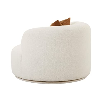 Tov Fickle Cream Boucle Chair for Modern Living Spaces