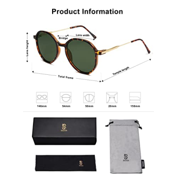 SOJOS Women's Hexagon Sunglasses UV400 Protection Fashion