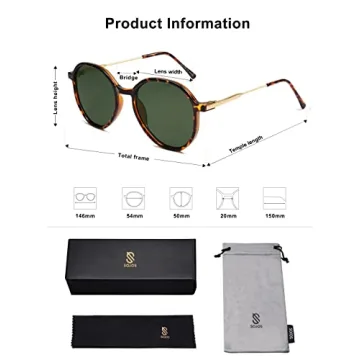 SOJOS Women's Hexagon Sunglasses UV400 Protection Fashion