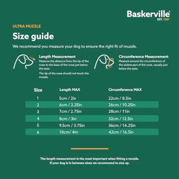 BASKERVILLE ULTRA MUZZLE - Patented Humane Design, Breathable, Dog can Pant and Drink, Adjustable, Padded, Dog Training Muzzle for Large Dogs, Prevents Biting, Wildlife Scavenging (Size 6, Black)