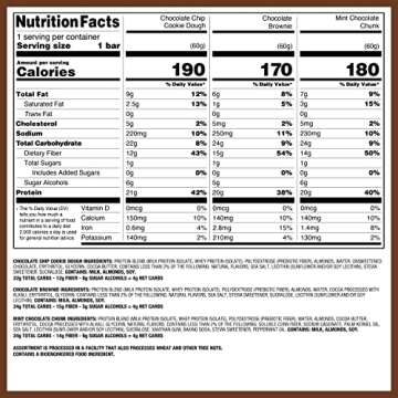 Quest Nutrition Chocolate Lovers Variety Pack, High Protein, Low Carb, Gluten Free, Keto Friendly, 12 Count