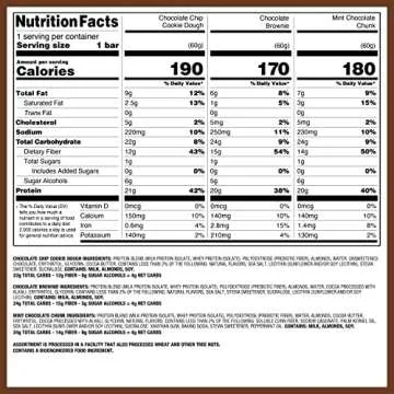 Quest Nutrition Chocolate Lovers Variety Pack, High Protein, Low Carb, Gluten Free, Keto Friendly, 12 Count