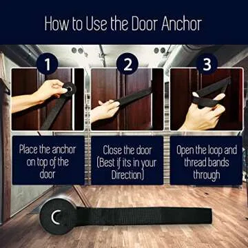 Resistance Bands - Tension Band Set for Weights Exercise, Fitness Workout - Heavy Resistant - Comes with Door Anchor Attachment, Legs, Ankle Straps and Carry Case