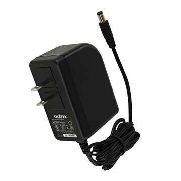 Brother P-Touch Monochrome Label Maker, Versatile Easy-to-Use Labeler, PTD400AD, AC Adapter, QWERTY Keyboard, Multiple Line Labeling, White