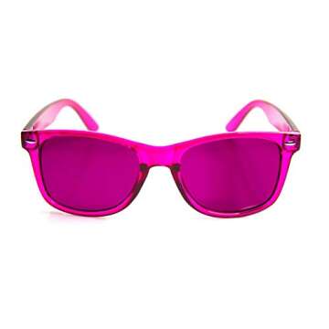 GloFX Magenta Color Therapy Glasses Chakra Glasses Relax Glasses