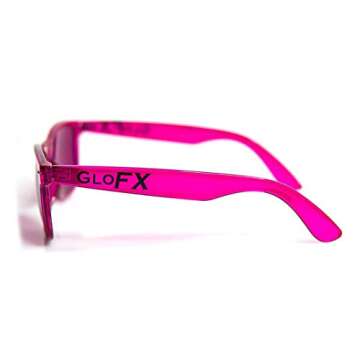 GloFX Magenta Color Therapy Glasses Chakra Glasses Relax Glasses