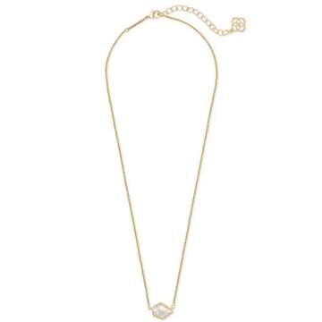 Kendra Scott Tess Small Pendant Necklace - Elegant Fashion Jewelry in Rose Gold
