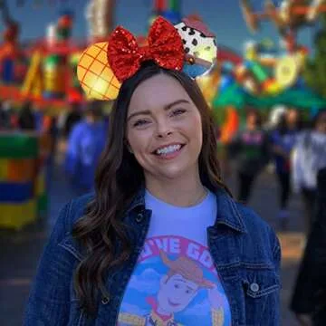 Light Up Mouse Ears, LED Flashing Toy Inspired Mouse Ears Headband for Women Girls Party Accessories Cosplay Decorations (Yellow)