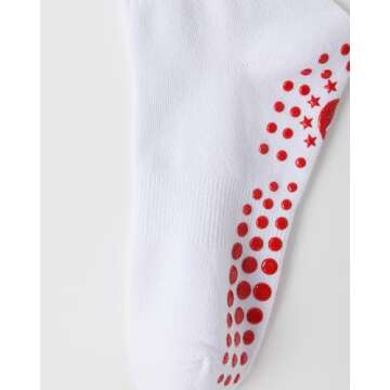 Stylish Yawlsow Pilates Grip Socks for Women Yoga Practice