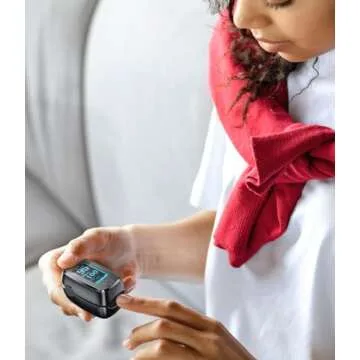 AILE Compact Fingertip Pulse Oximeter - Accurate Blood Oxygen Monitor