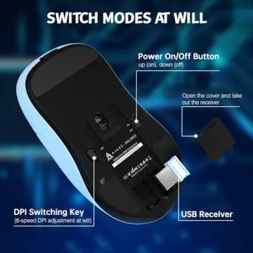 Lightweight Dual Mode Ajazz AJ159 Gaming Mouse