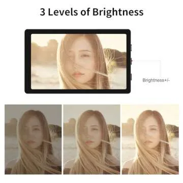 King Ma 1080P iPhone Mini Monitors Sync Rear Camera Selfie Screen for iPhone Vlog Selfie Monitor Screen with Magnetic Clip & Bluetooth Remote for Vlog Live Stream TikTok(Not Supporting 4K Recording)