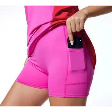 KuaCua Womens Tennis Dress,One Shoulder Workout Athletic Golf Dresses with Shorts and Bra Active Exercise Dress with Pockets