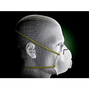 3M Particulate Respirator 8511, Pack of 10, N95, NIOSH APPROVED, Cool Flow Exhalation Valve, Disposable, Braided Comfort Strap, M Noseclip, Personal Protective Equipment