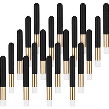 20 Pieces Lash Shampoo Brushes for Deep Cleansing