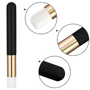 20 Pieces Lash Shampoo Brushes for Deep Cleansing