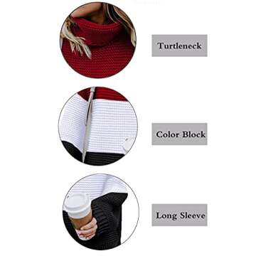 Stylish KINGFEN Winter Sweater for Women - Cozy Turtleneck