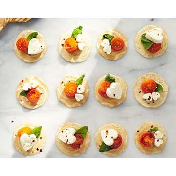 34 Degrees Rosemary Crisps | Light & Crunchy Thin Crackers for Charcuterie, Cheese Boards & Entertaining, Single Pack (4.5oz)