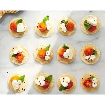 34 Degrees Rosemary Crisps | Light & Crunchy Thin Crackers for Charcuterie, Cheese Boards & Entertaining, Single Pack (4.5oz)