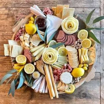 34 Degrees Rosemary Crisps | Light & Crunchy Thin Crackers for Charcuterie, Cheese Boards & Entertaining, Single Pack (4.5oz)