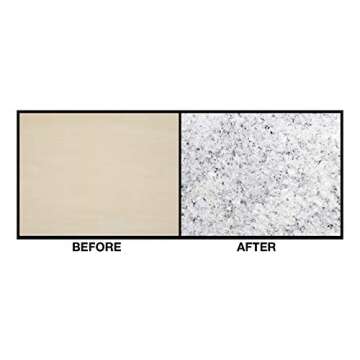 GLAINTE Granite Countertop Paint Kit - White Diamond Counter Top Refinishing Kit for Kitchen Bathroo...
