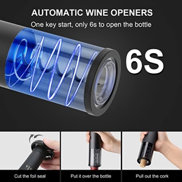 Deluxe Electric Wine Opener Gift Set for Wine Lovers