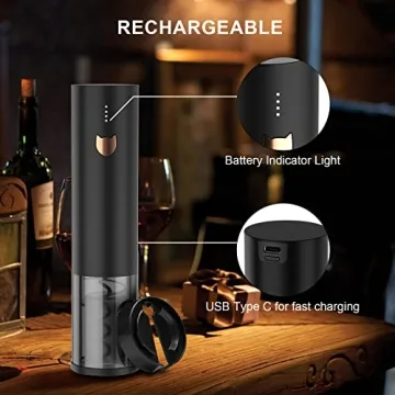 Deluxe Electric Wine Opener Gift Set for Wine Lovers